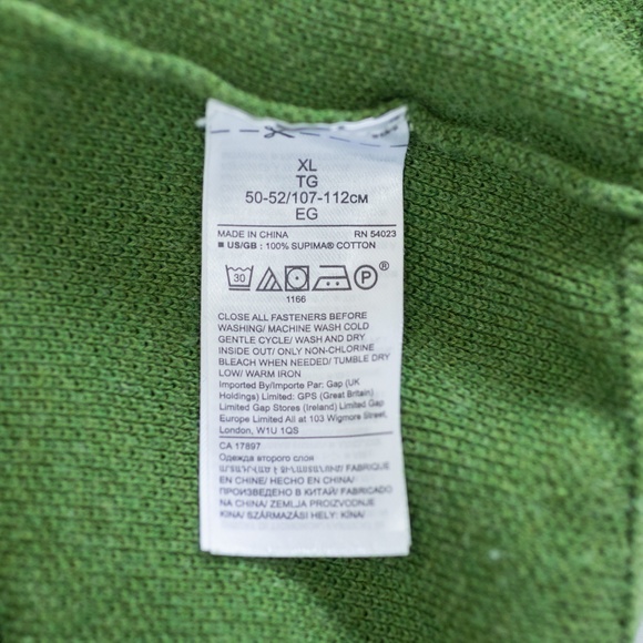 Banana Republic Supima Cotton Half-Zip Sweater Size XL - Picture 8 of 8